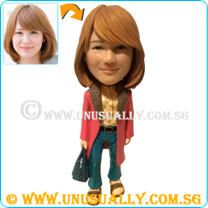 Custom 3D Fashionable Female Figurine